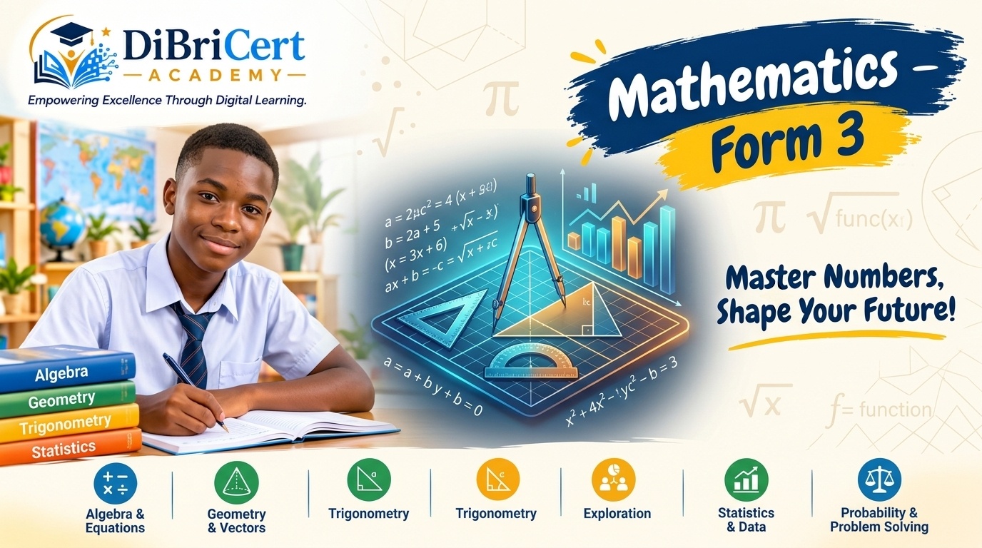 Mathematics – Form 3