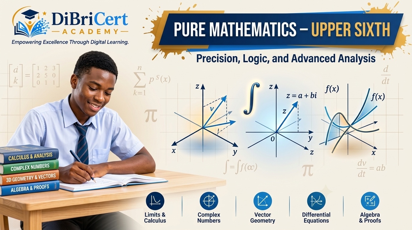 Pure Mathematics – Upper Sixth